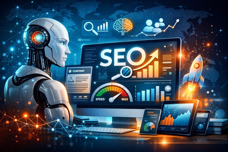 AI improving website performance